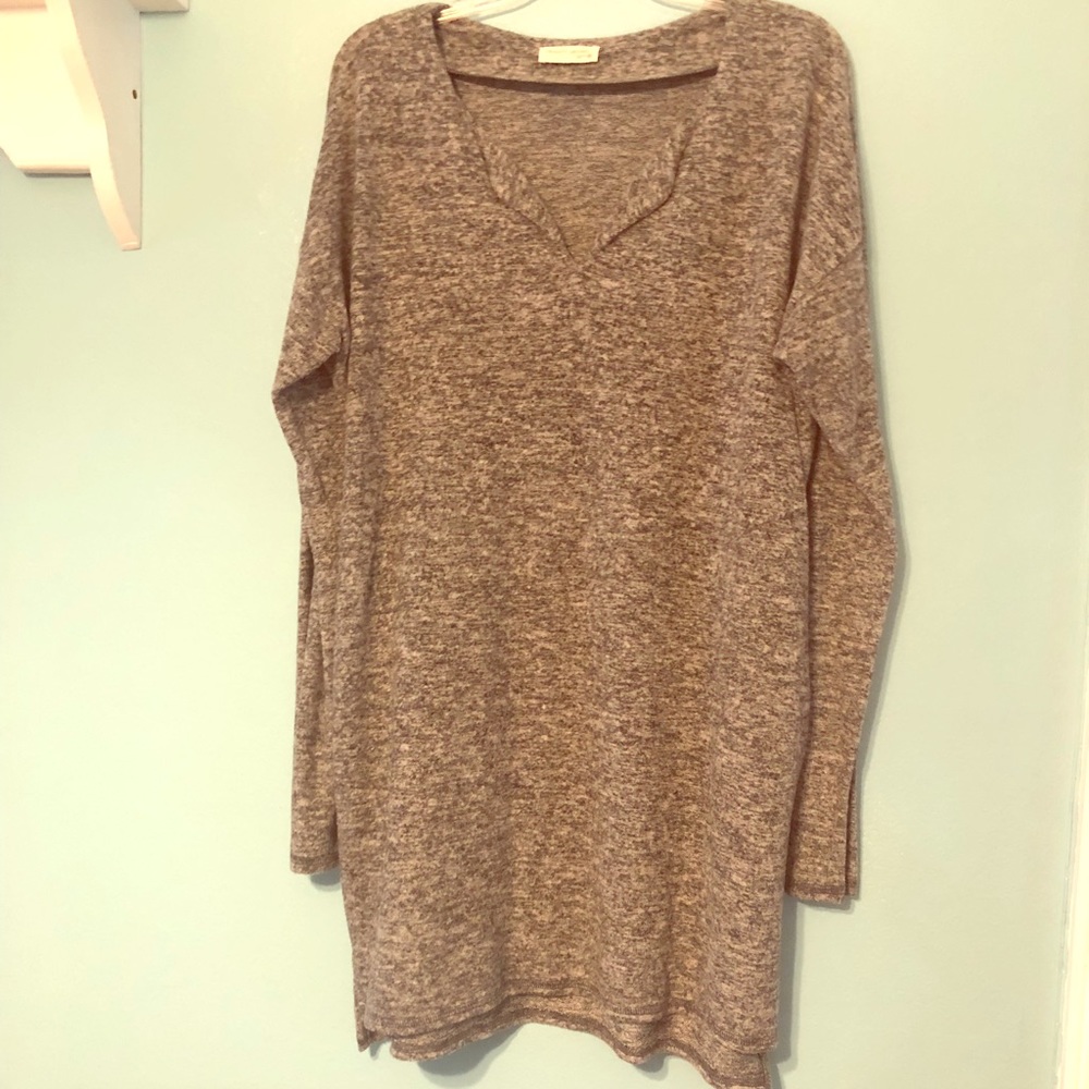 Long soft sweater